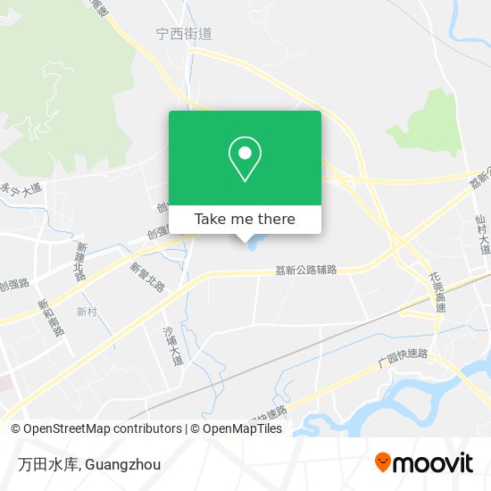 万田水库 map