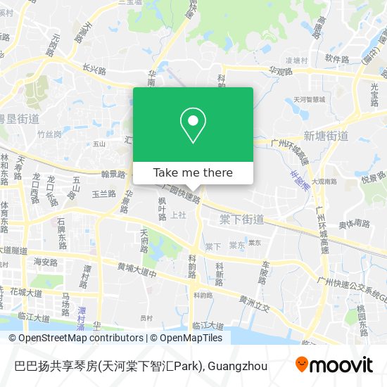 巴巴扬共享琴房(天河棠下智汇Park) map