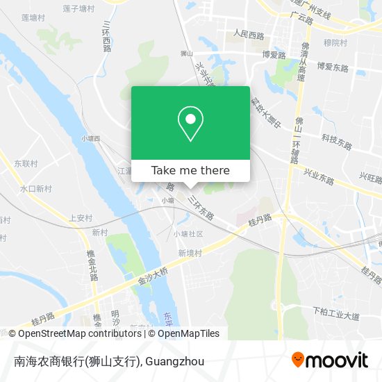 南海农商银行(狮山支行) map