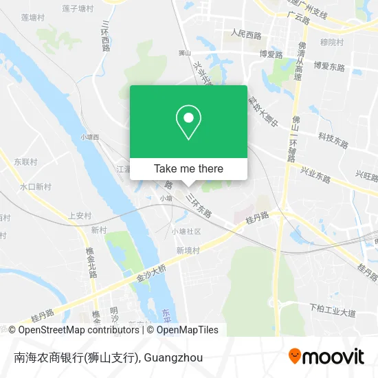 南海农商银行(狮山支行) map