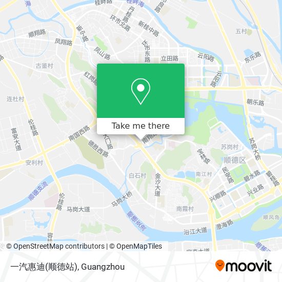 一汽惠迪(顺德站) map