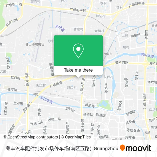 粤丰汽车配件批发市场停车场(南区五路) map