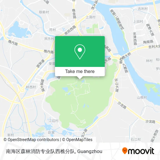 南海区森林消防专业队西樵分队 map