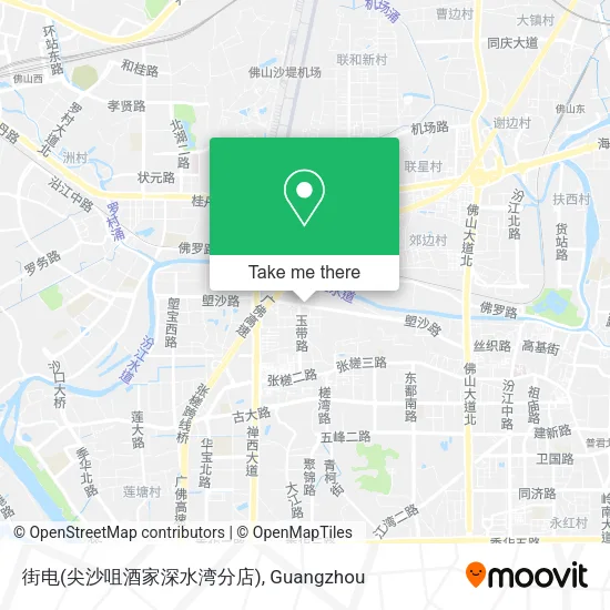 街电(尖沙咀酒家深水湾分店) map