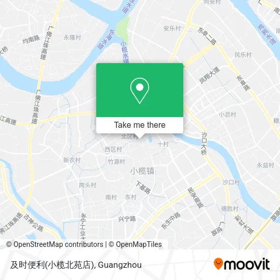 及时便利(小榄北苑店) map