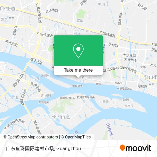 广东鱼珠国际建材市场 map