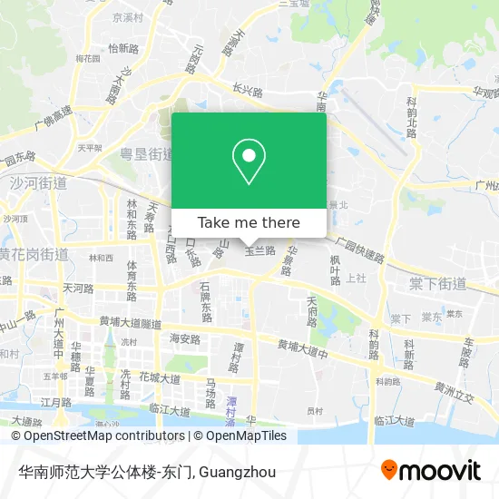 华南师范大学公体楼-东门 map