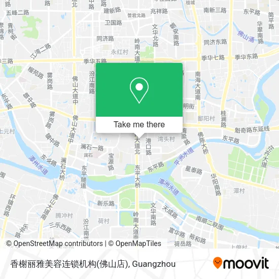 香榭丽雅美容连锁机构(佛山店) map
