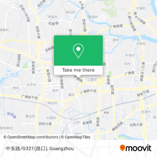 中东路/G321(路口) map