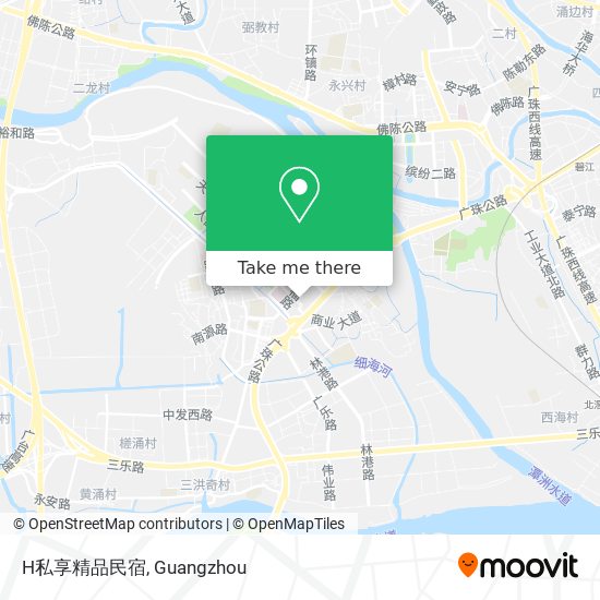 H私享精品民宿 map
