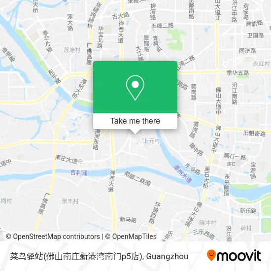菜鸟驿站(佛山南庄新港湾南门p5店) map