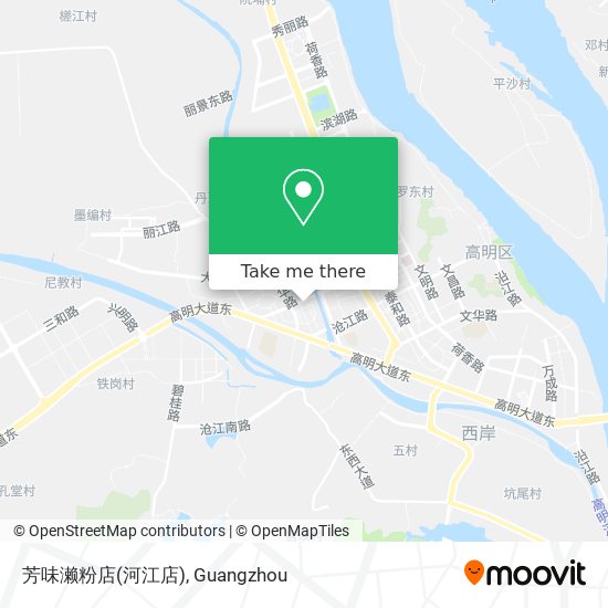 芳味濑粉店(河江店) map