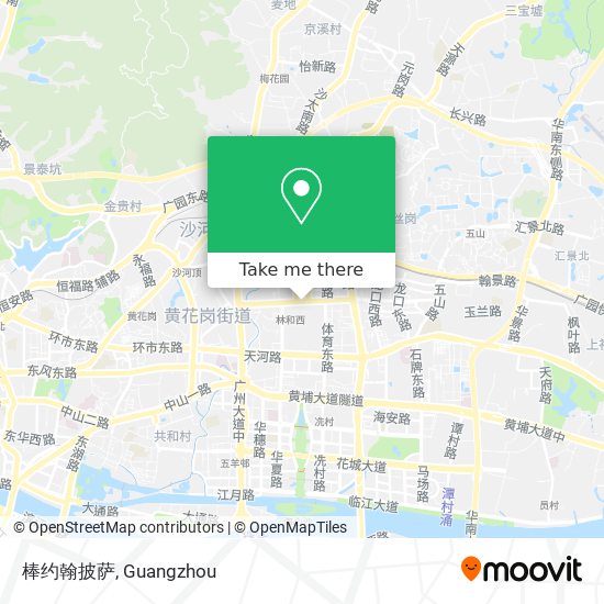 棒约翰披萨 map
