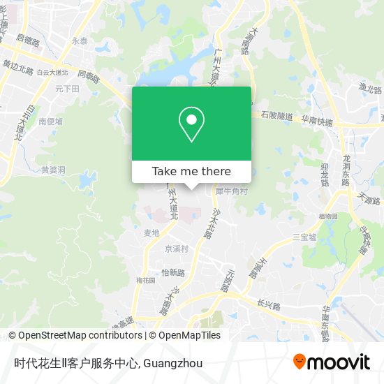 时代花生Ⅱ客户服务中心 map