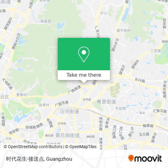 时代花生-接送点 map