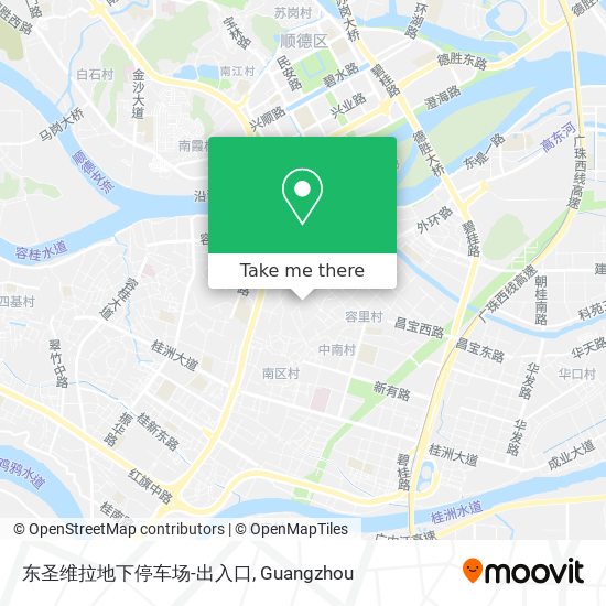 东圣维拉地下停车场-出入口 map
