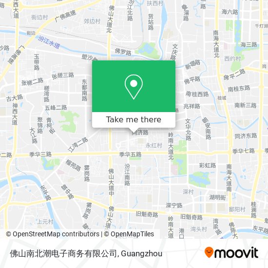 佛山南北潮电子商务有限公司 map