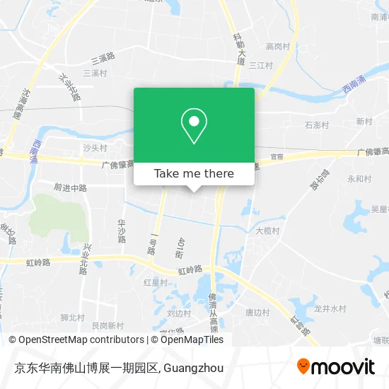 京东华南佛山博展一期园区 map