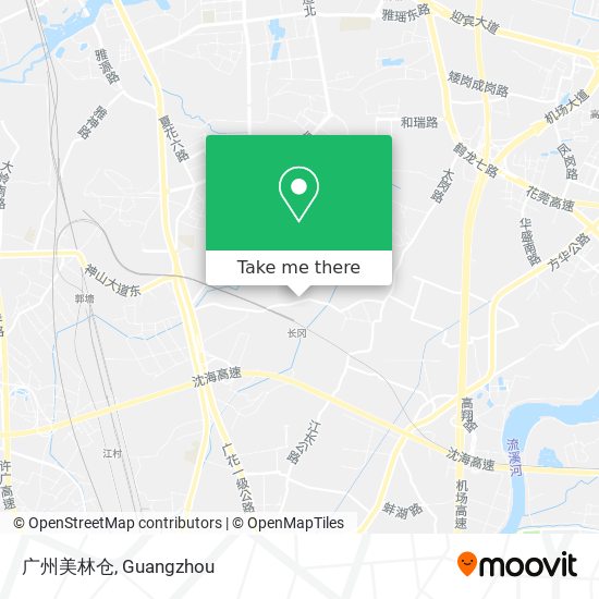 广州美林仓 map