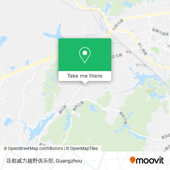 花都威力越野俱乐部 map