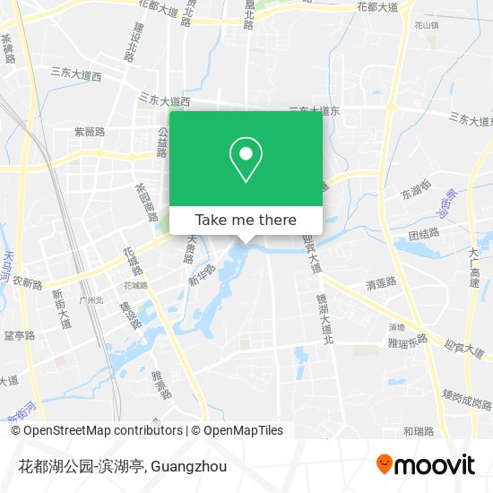 花都湖公园-滨湖亭 map