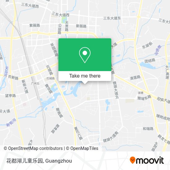 花都湖儿童乐园 map