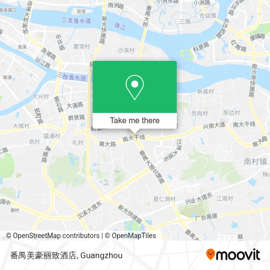 番禺美豪丽致酒店 map