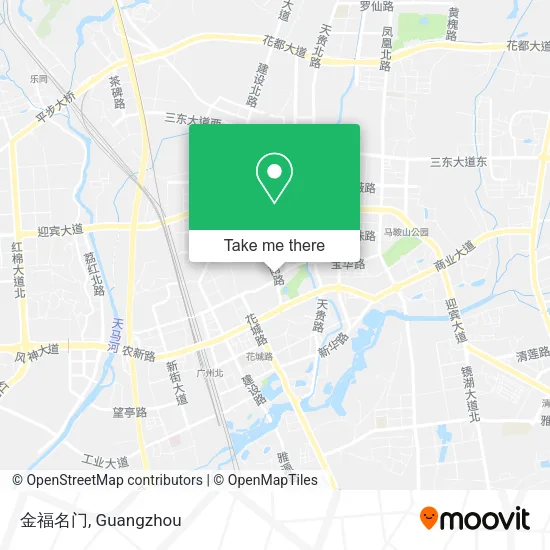 金福名门 map