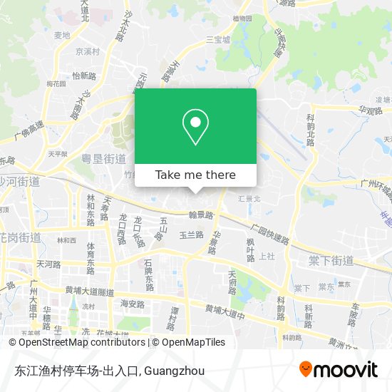 东江渔村停车场-出入口 map