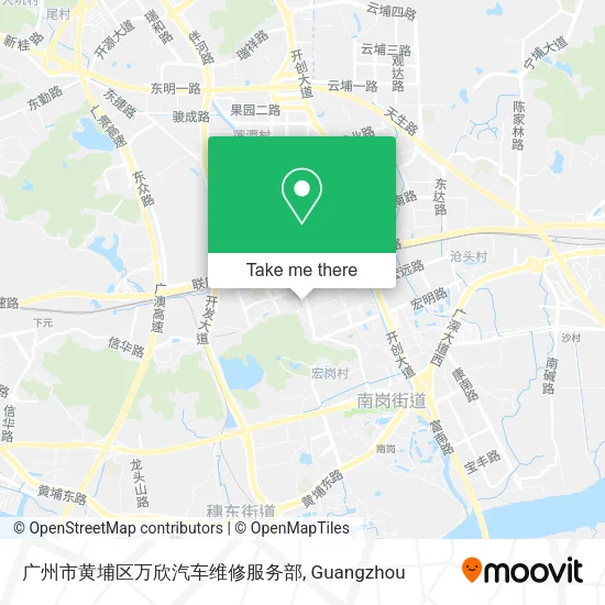 广州市黄埔区万欣汽车维修服务部 map
