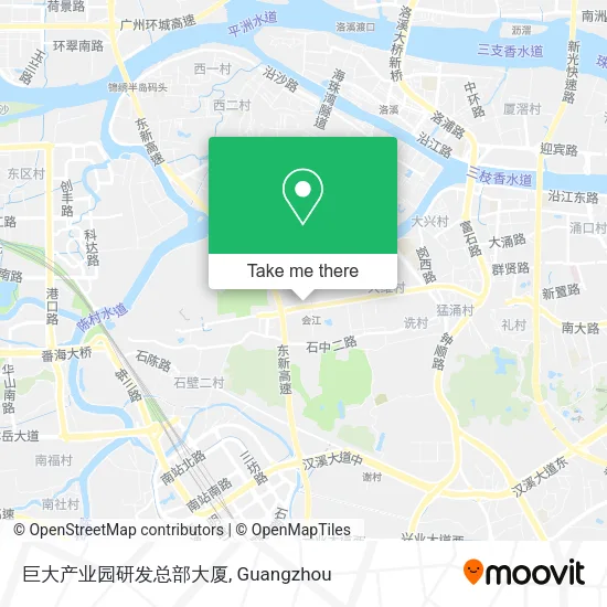 巨大产业园研发总部大厦 map