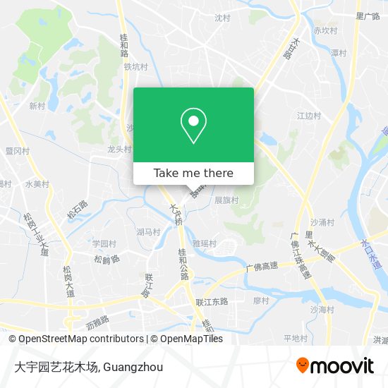 大宇园艺花木场 map
