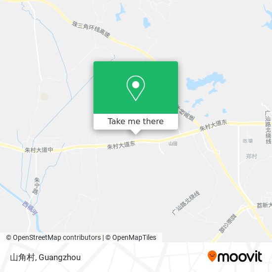 山角村 map