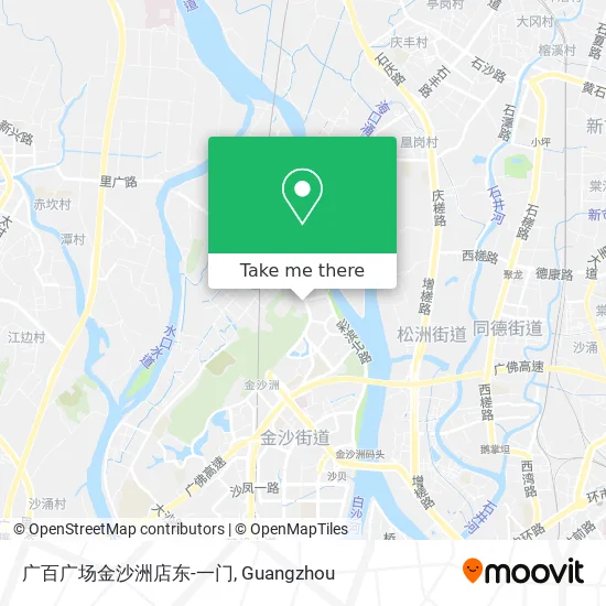 广百广场金沙洲店东-一门 map