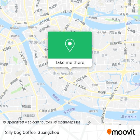 Silly Dog Coffee map