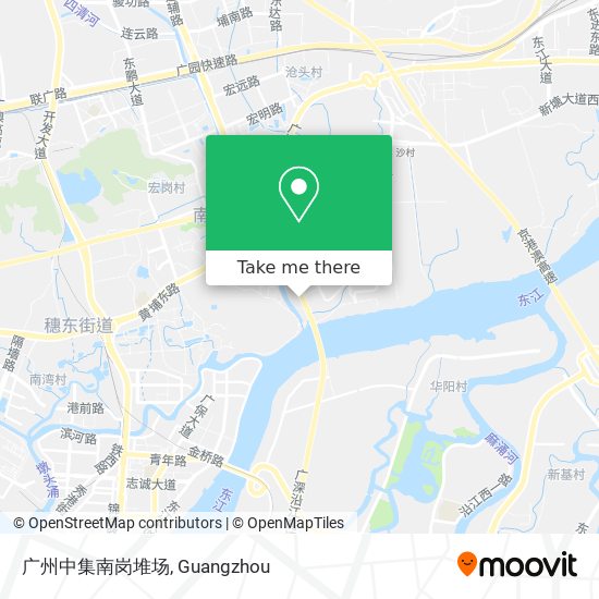 广州中集南岗堆场 map