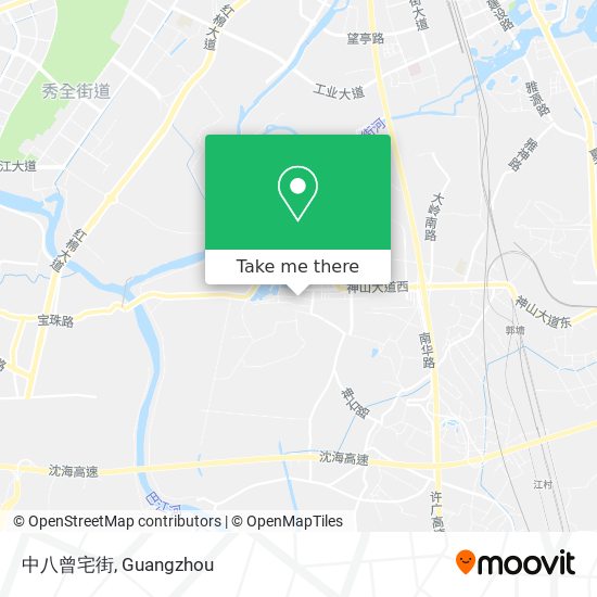 中八曾宅街 map