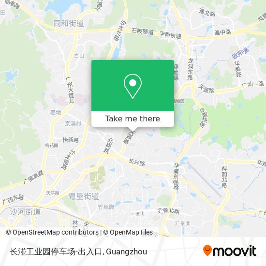长湴工业园停车场-出入口 map
