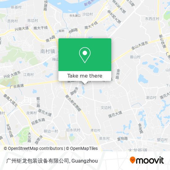 广州钜龙包装设备有限公司 map
