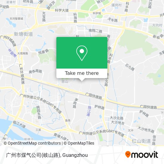 广州市煤气公司(岐山路) map