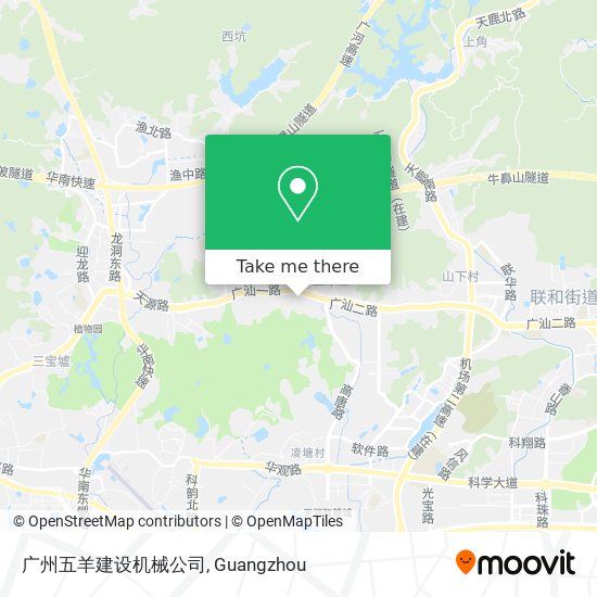广州五羊建设机械公司 map
