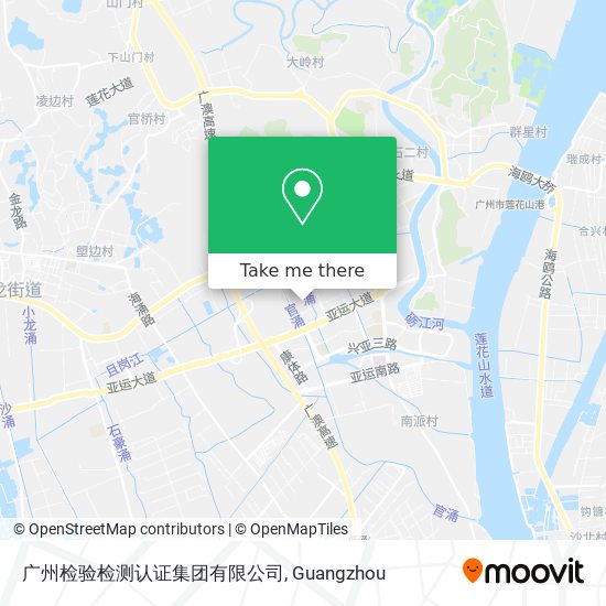 广州检验检测认证集团有限公司 map