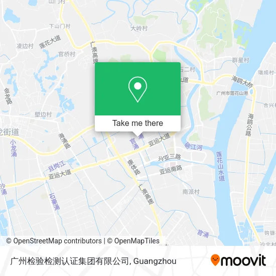 广州检验检测认证集团有限公司 map