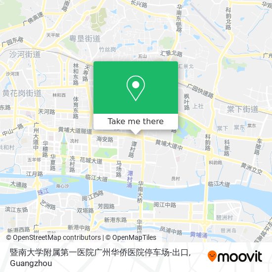 暨南大学附属第一医院广州华侨医院停车场-出口 map