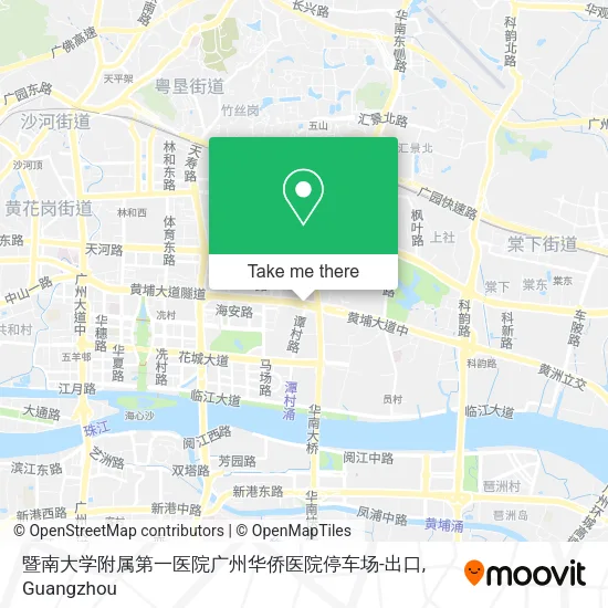 暨南大学附属第一医院广州华侨医院停车场-出口 map