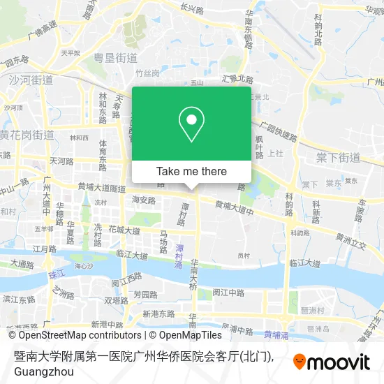 暨南大学附属第一医院广州华侨医院会客厅(北门) map