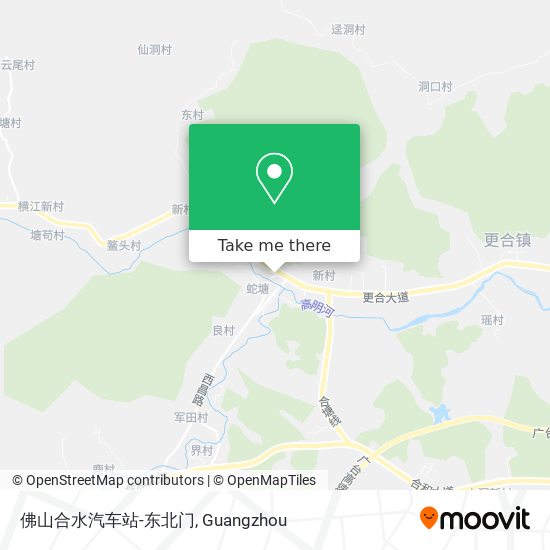 佛山合水汽车站-东北门 map
