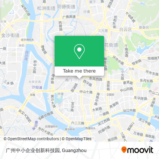 广州中小企业创新科技园 map