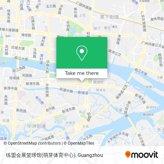 练盟会展篮球馆(萌芽体育中心) map