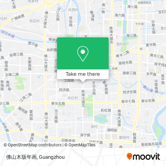 佛山木版年画 map